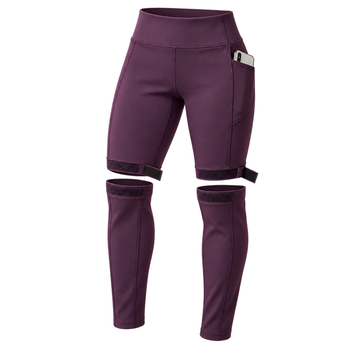 Convertible leggings with detachable lower legs